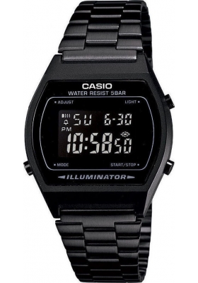 CASIO Collection Black Stainless Steel Bracelet B-640WB-1B