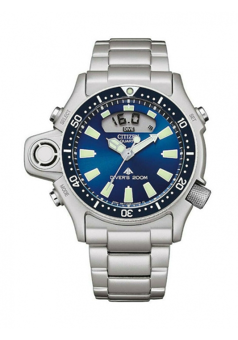 CITIZEN Promaster Aqualand JP2000-67L ana digi diver’s 200m steel bracelet