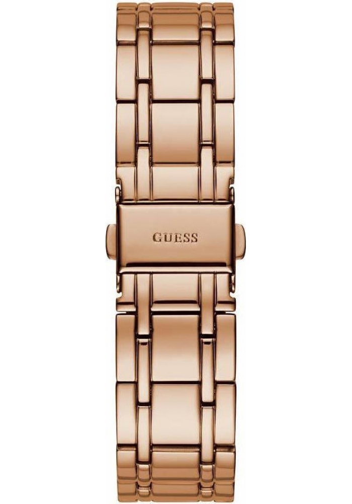 Guess Crystals Ladies Rose Gold Stainless Steel Bracelet W1313L3