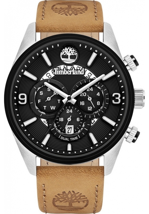 TIMBERLAND Ellswood Brown Leather Strap 16014jstb02