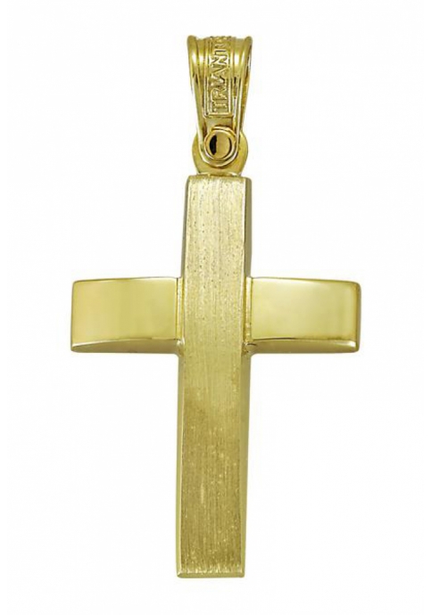 Σταυρός 14 Καράτια Χρυσός ΤΡΙΑΝΤΟΣ