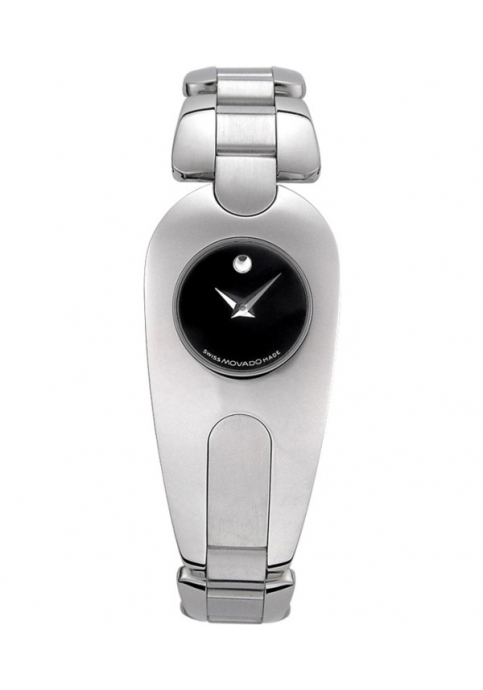 Movado Women's Timema Stainless Steel Black Dial