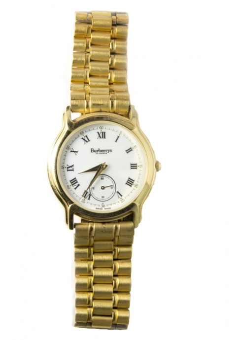 Burberry's London Gold Stainless Steel