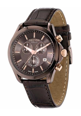 SECTOR CLASSIC Chronograph Brown Leather Strap