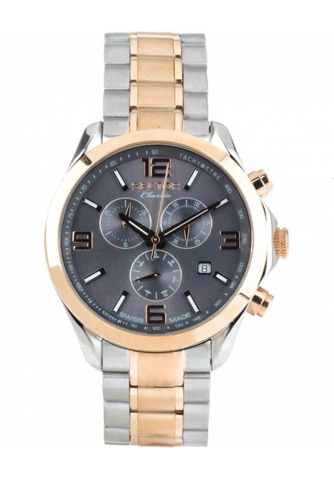 SECTOR CLASSIC Multifunction Two Tone Stainless Steel Bracelet
